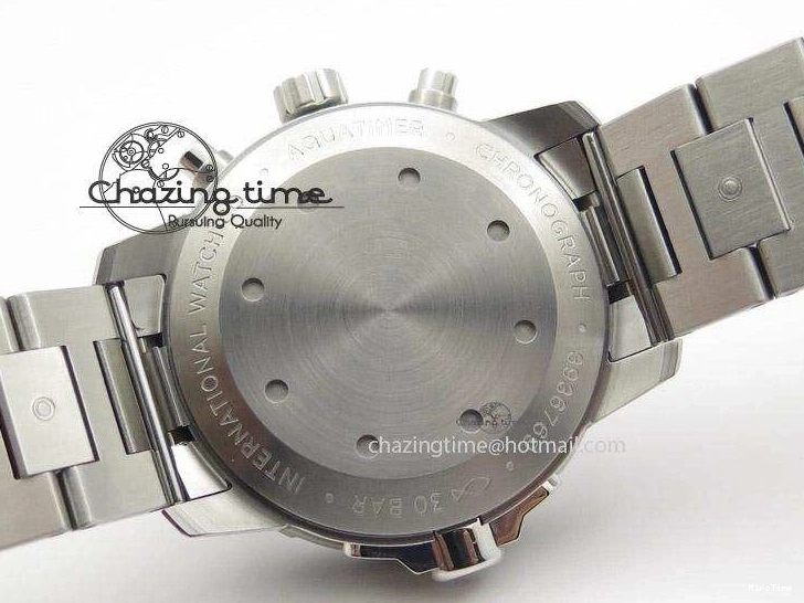 MIROTIME 0130 Classic Aquatimer Chrono IW376803 V6F 1:1 Best Edition Black Dial On SS Bracelet A 7361